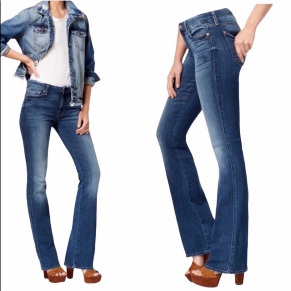 7 For All Mankind - Low rise bootcut jeans